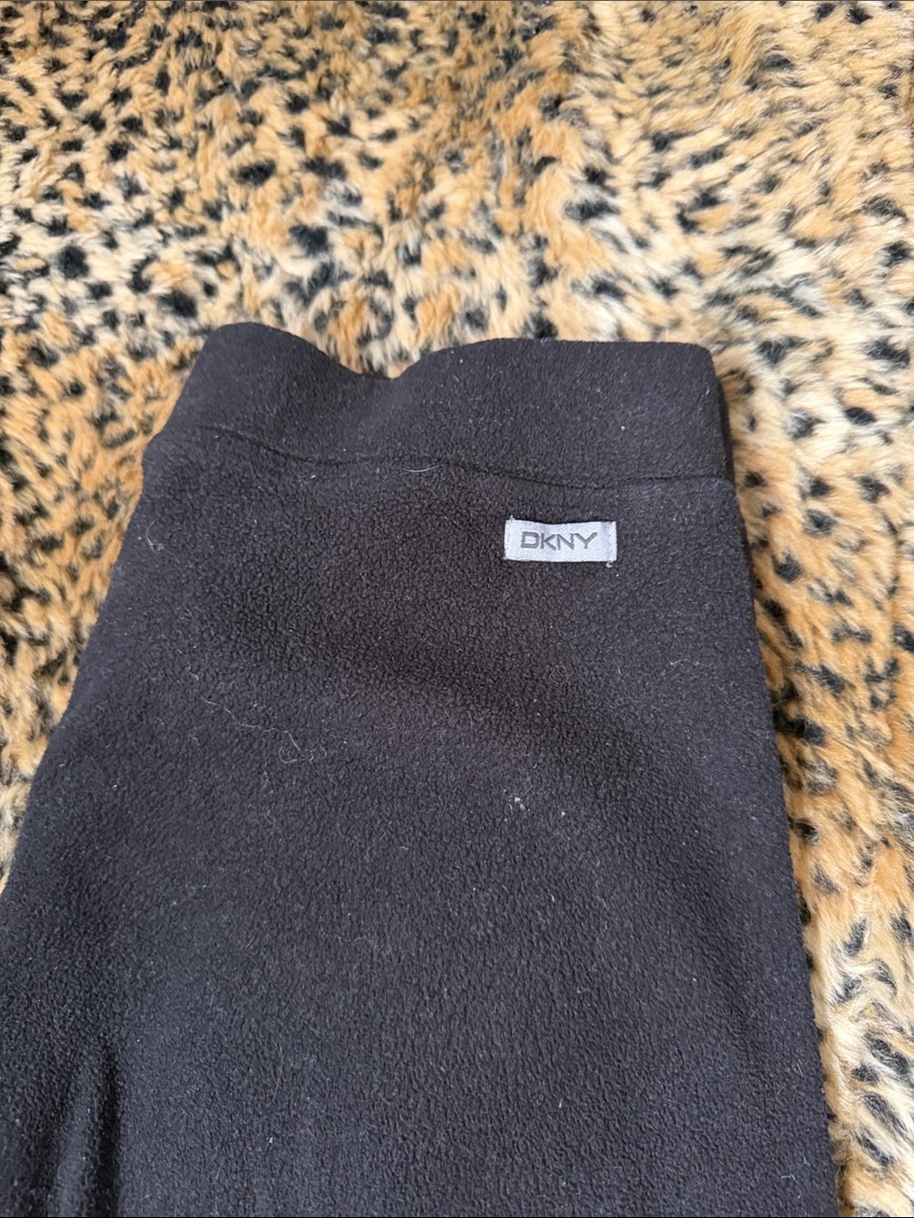 DKNY Black Fleece Pencil Skirt